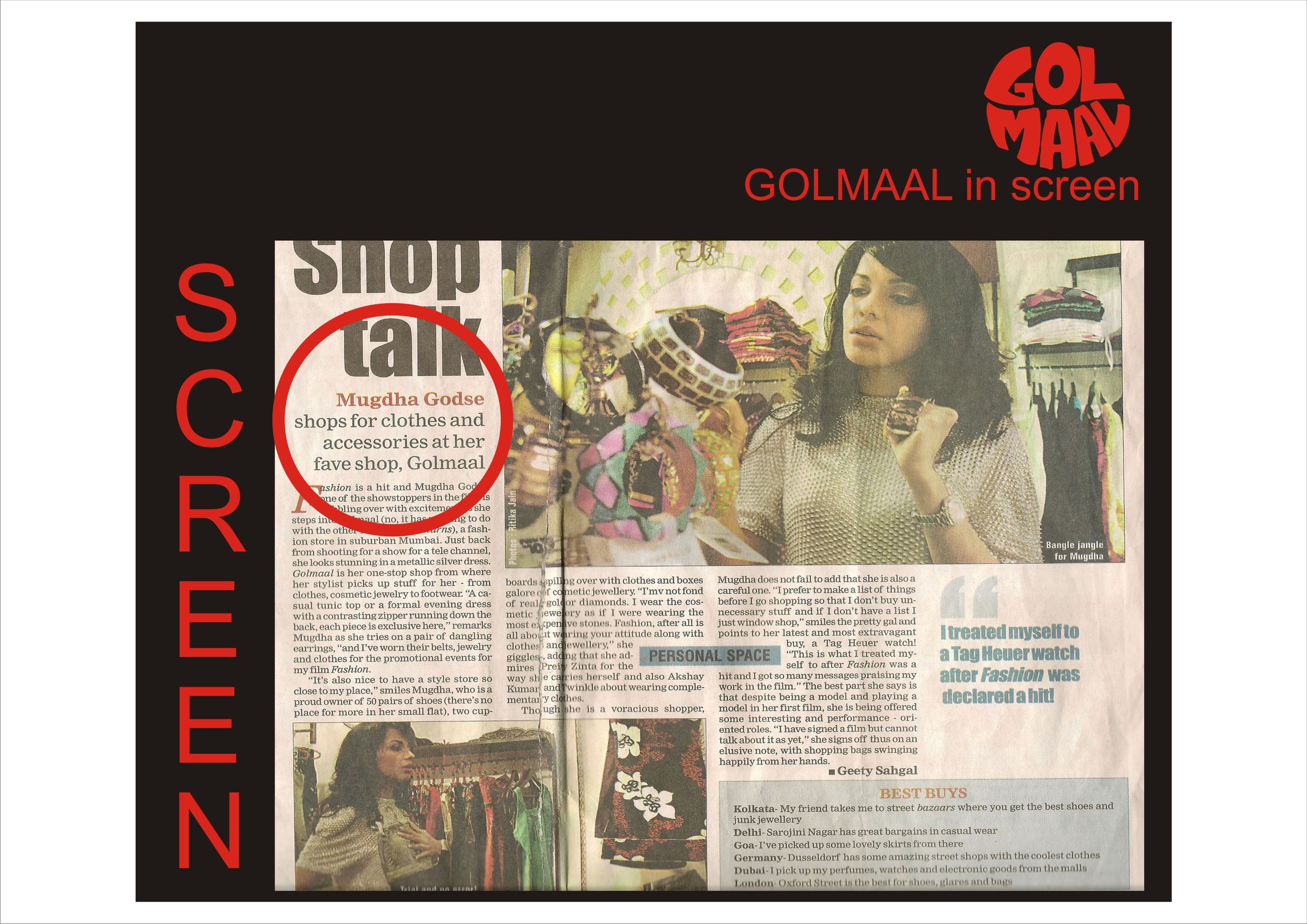 Model Mugda Godse at Lokhandwala Store