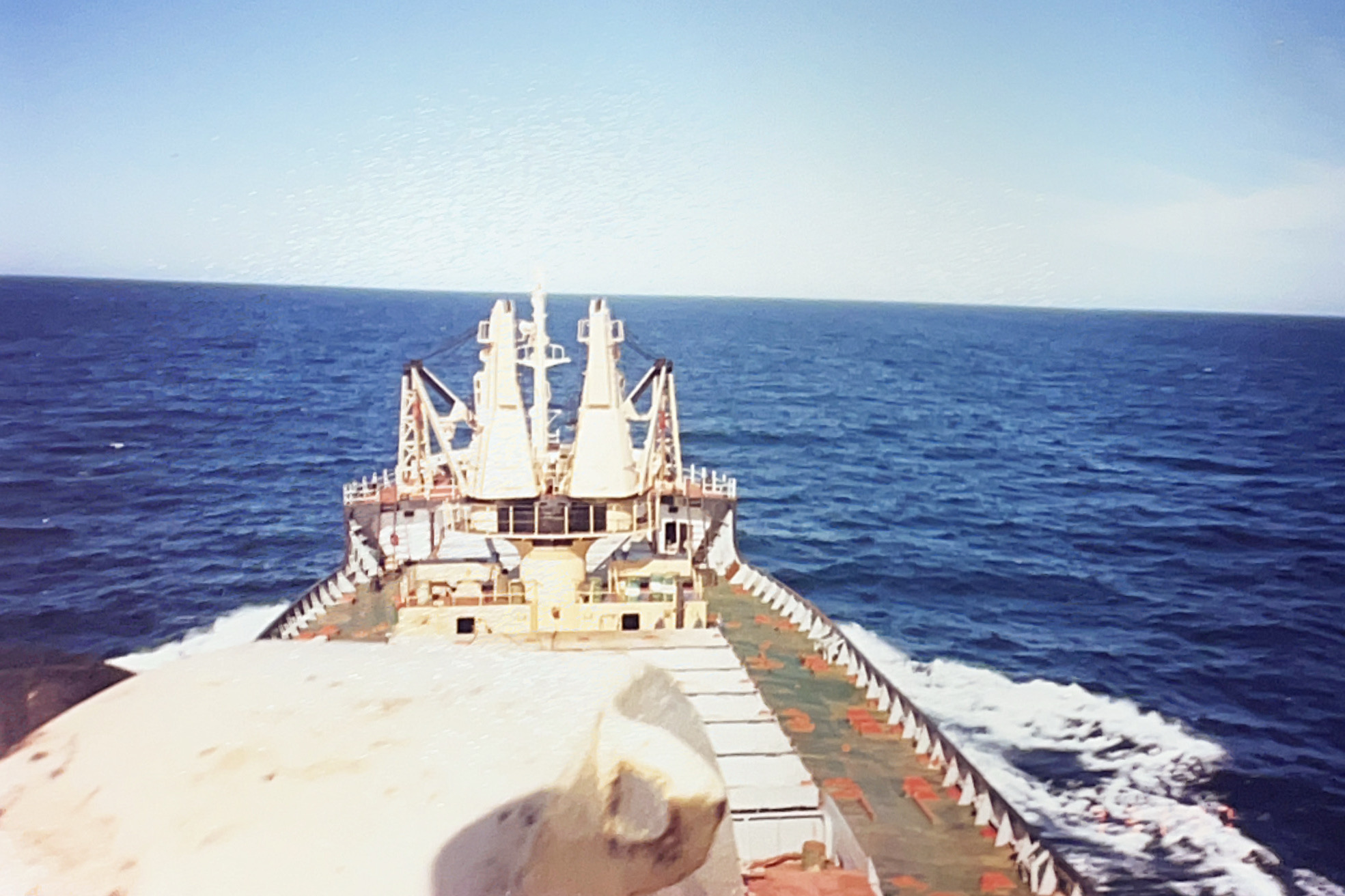 View from my Cabin, my 1st Ship