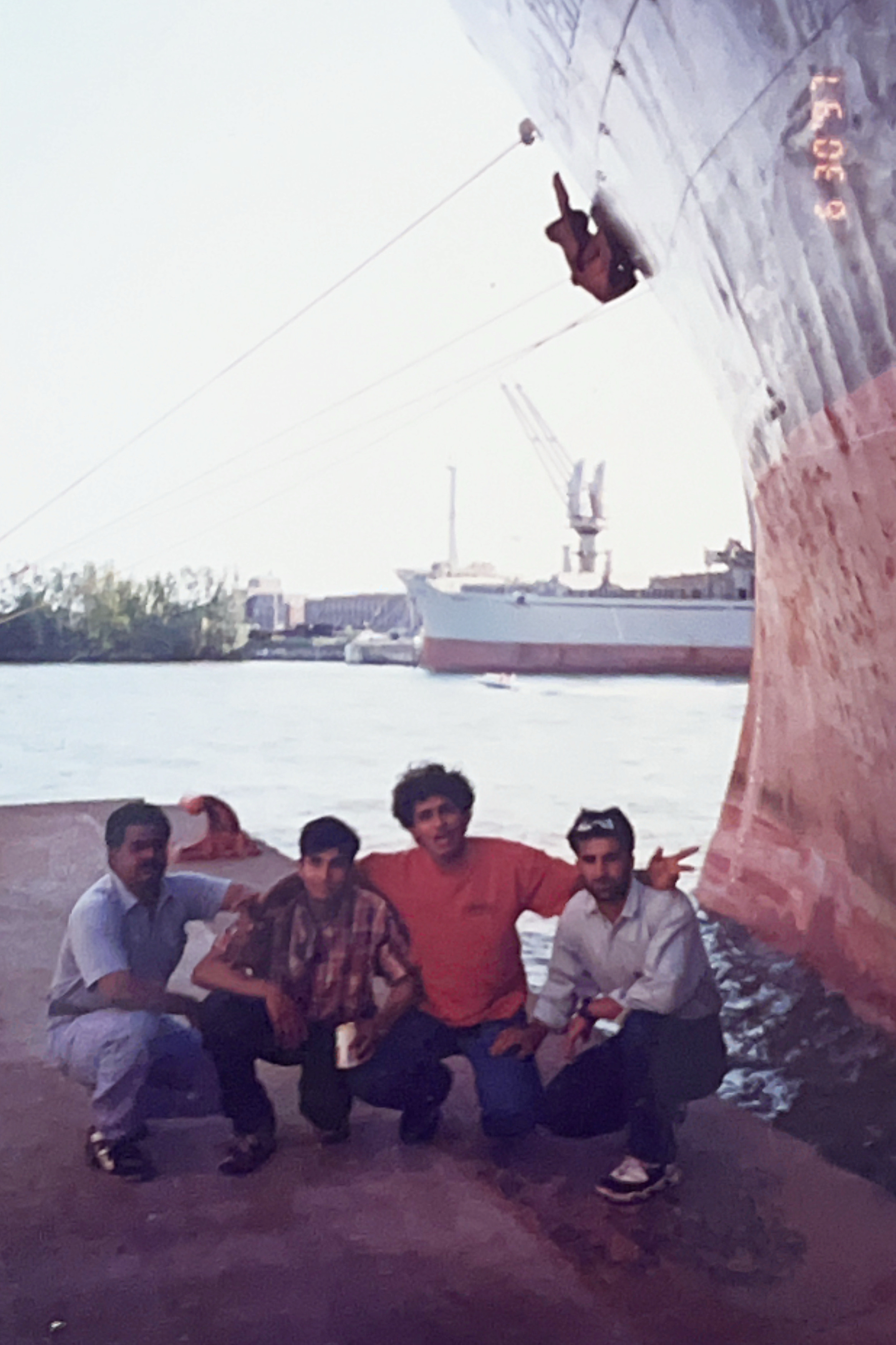In Montreal, with other Cadets and welder