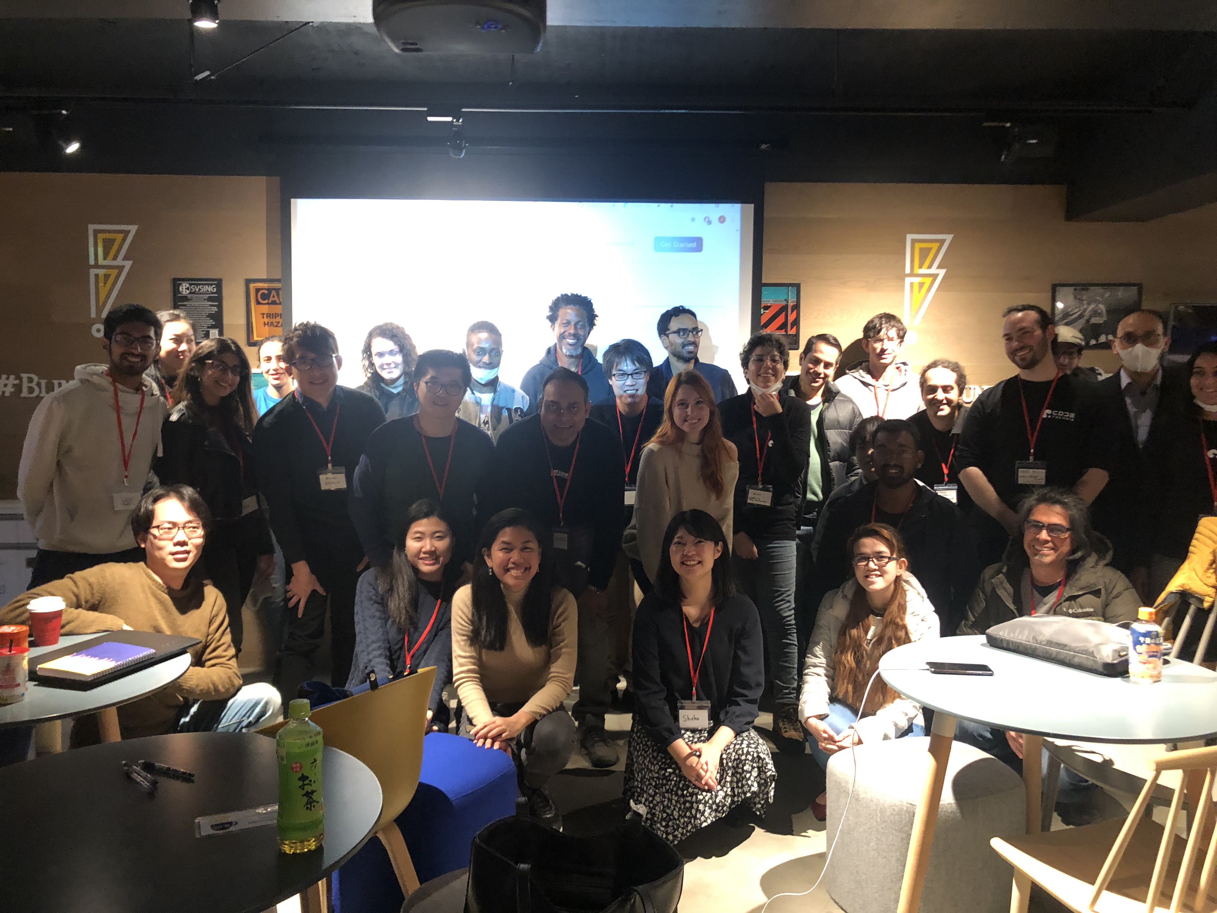 Group photo Tokyo coding sessions