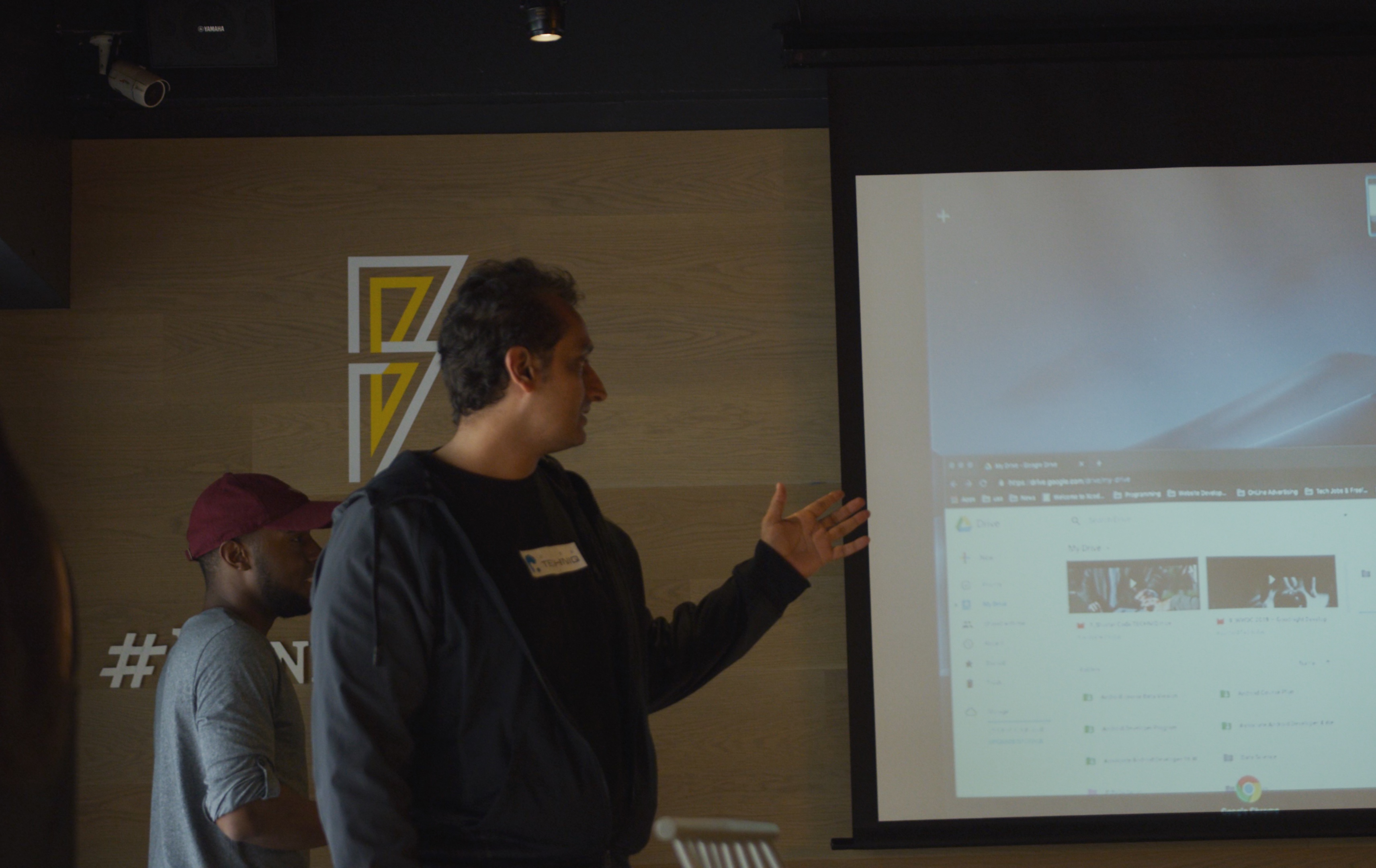 Sartaj at coding session Tokyo presentation